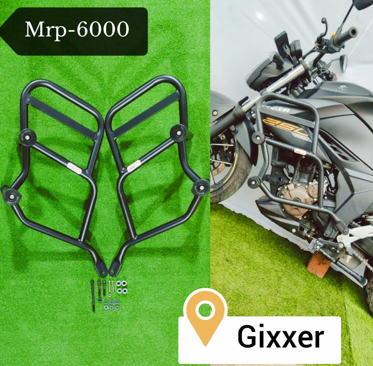 suzuki gixxer 150 crash guard